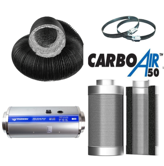 250mm (10") Phresh Hyperfan Stealth V2 Complete Extraction Kit