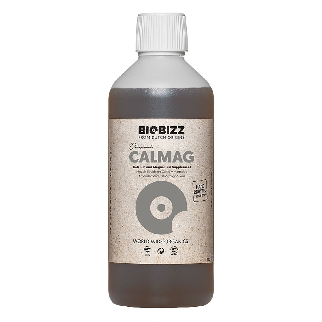 BioBizz CalMag calcium and magnesium supplement bottle
