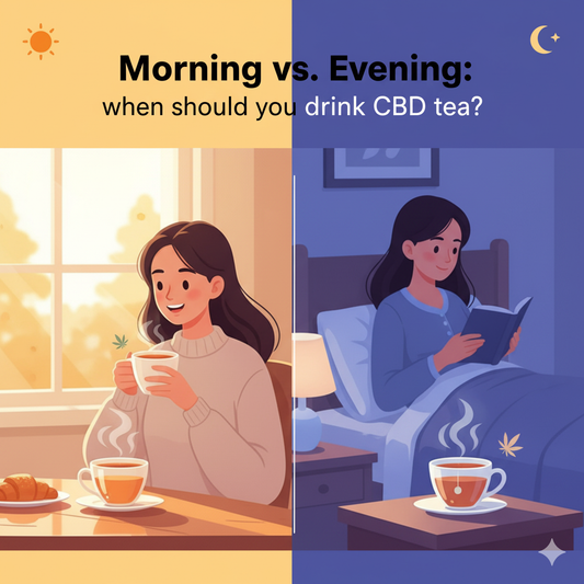 Morning vs. evening: when should you drink cbd tea?