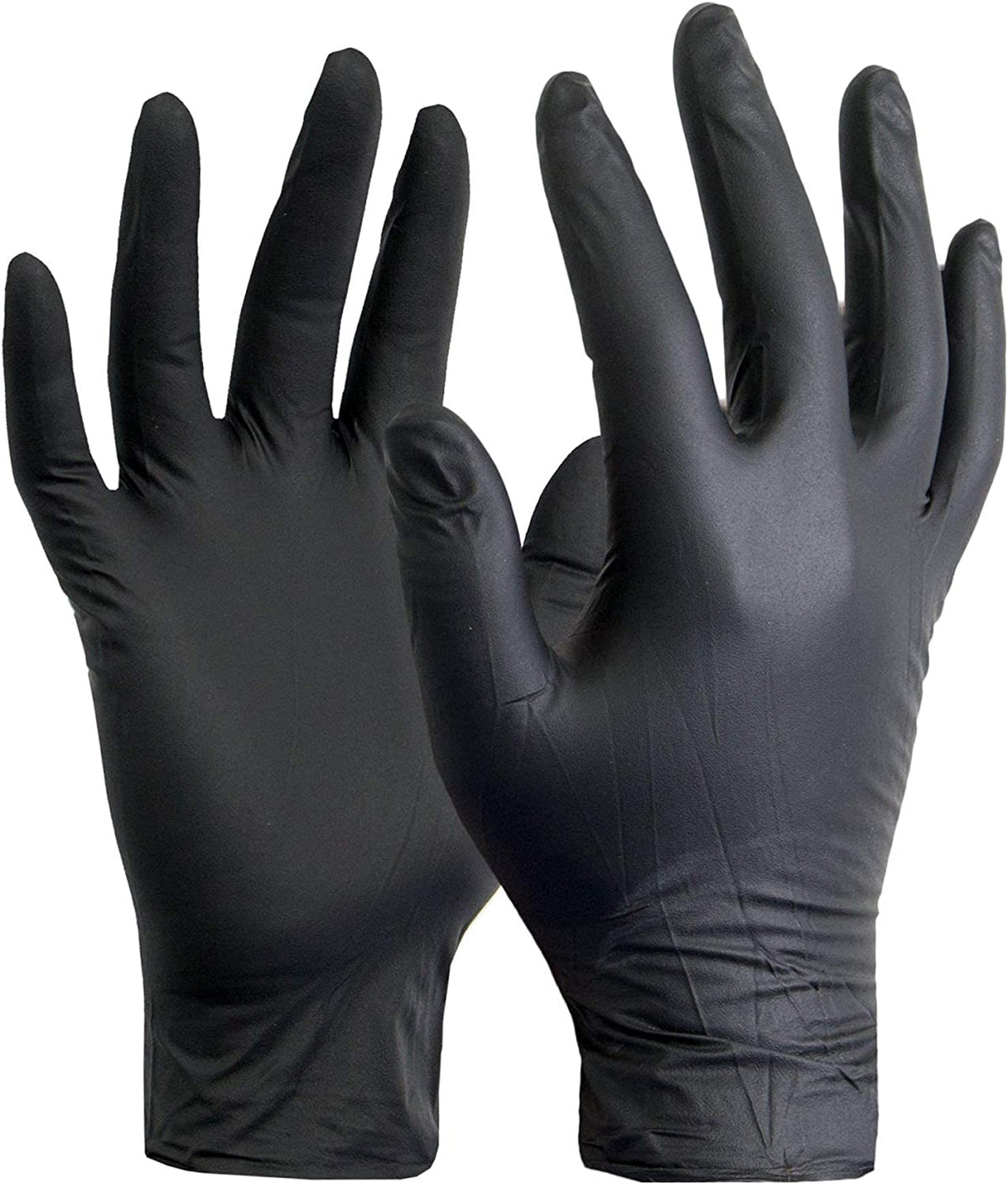 Disposable Nitrile Black Gloves 100 Box XL